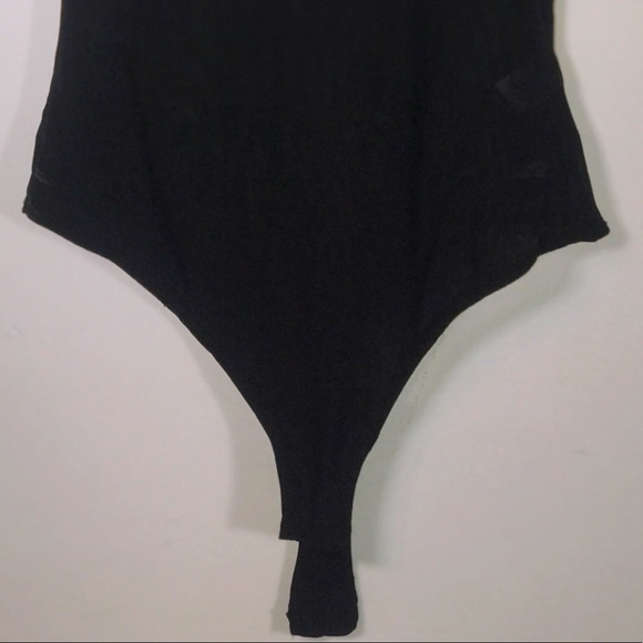 Mesh bodysuit with Rose patch detailing - Picture 3 of 5